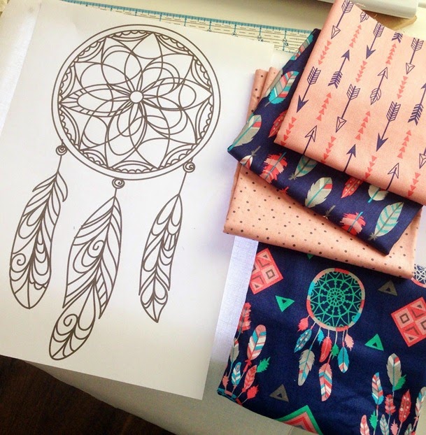 Dream Catcher Feather Embroidery Pattern Dream Catcher Feather Embroidery Pattern