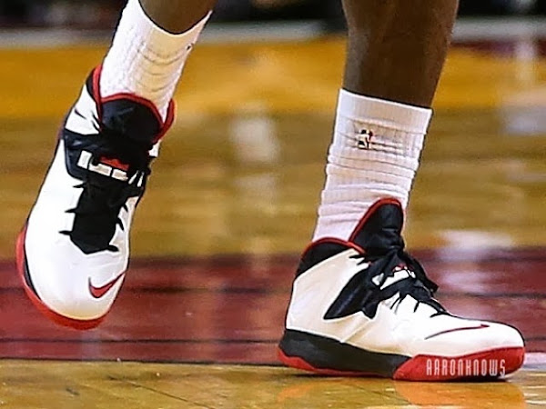 LeBron Laces Up a Nike Soldier Shoe First Time Since 2009