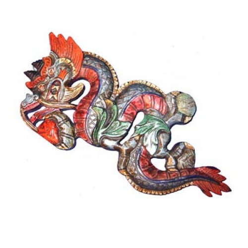 Wooden Painted Drage