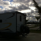 Our spot at Cajun Palms RV Resort
