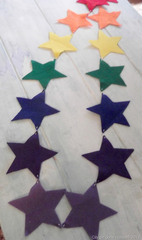 rainbow of stars