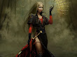 Girl Warrior In Red