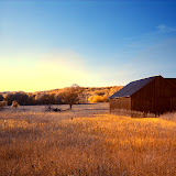 "Sunset Barn" - copyright Bob Russell