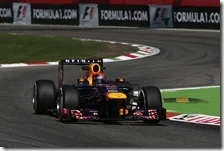 Vettel vince il gran premio d'Italia 2013