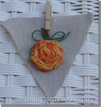 pumpkin bunting