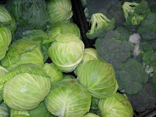 Produce at Walmart where challenge grant announcement was made
photo credit:  Michele Skalicky