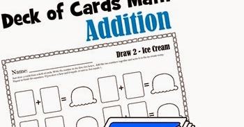 Deck of Cards Math - Addition