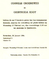 Groeneweg, Cornelis en Kooij, Geertruida Trouwkaart 17-02-1954.jpg