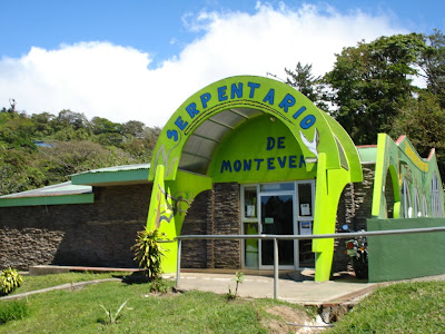 For some reason, Monteverde has a a little snake zoo, a ferret zoo, etc.  This type of entertainment is not unique to Monteverde.  We didn't take advantage of it since we were on our way to find coffee.