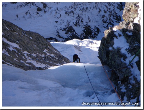 Cascada Du lard et du Cochon 180m WI3  (Boca Norte, Bielsa) 7888