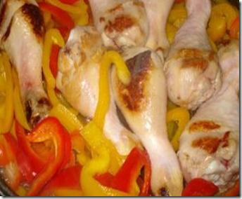 Pollo con i peperoni 