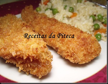 Raia panada com panko empratado Raia panada com panko empratado