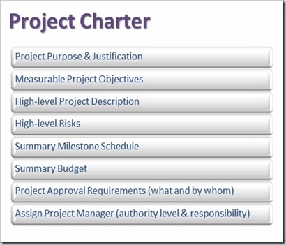 project management charter