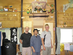 Jesse and Aaron with Ueda sensei.