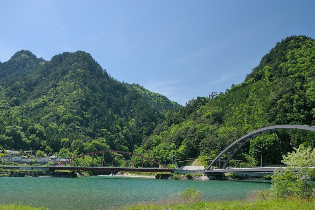 木曽川と阿寺渓谷