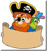 pirate with treasure map