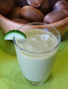 smoothie banane concombre vanille