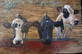 rika - 40 x 50 cm - olieverf op eiken