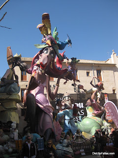 Falla Plaça del Pilar 2012.