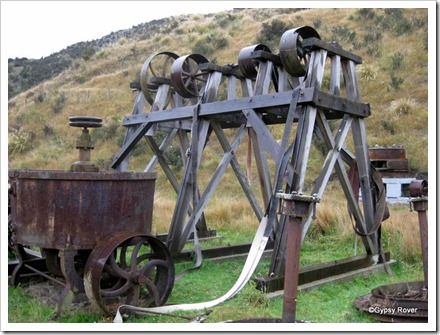 Relics of the Huntington Mill from the old gold prospecting days.