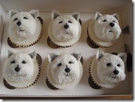 westie cupcakes