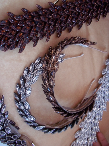 Some of Jennifer's signature crystal pieces are so stunning.