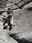 Rock climbing