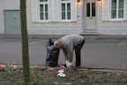 Opkuis kerstboomverbranding: Foto