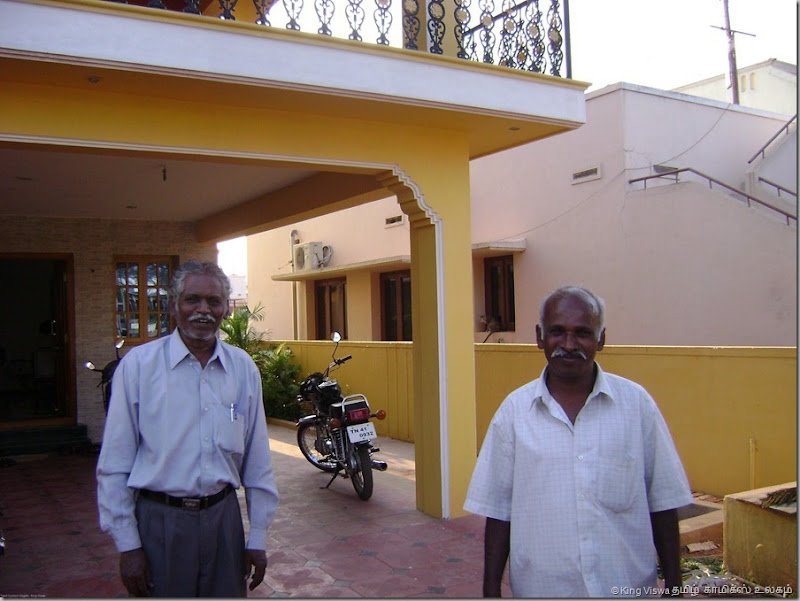 Vidiyal Pathippagam Siva Sir With Yazh Noolagam Durai Sir in Siva Sir's Home in Coimbatore