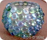 Glass Marble Candle