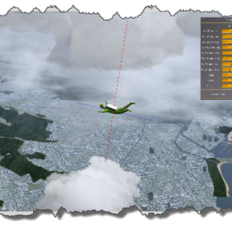 Jump!!! FlightGear lets you get out of the cockpit, literally!