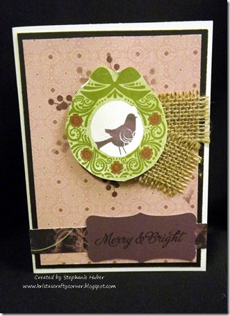 Stephanies merry and bright card Stephanies merry and bright card