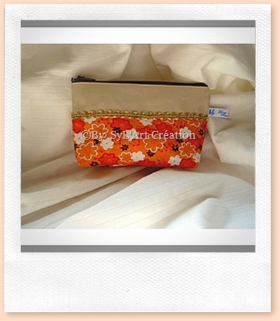 Trousse Flowers Orange 1 Trousse Flowers Orange 1