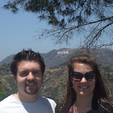 Me and Debbie Above Hollywood
