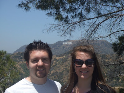 Me and Debbie Above Hollywood