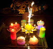Candle Magic Flower