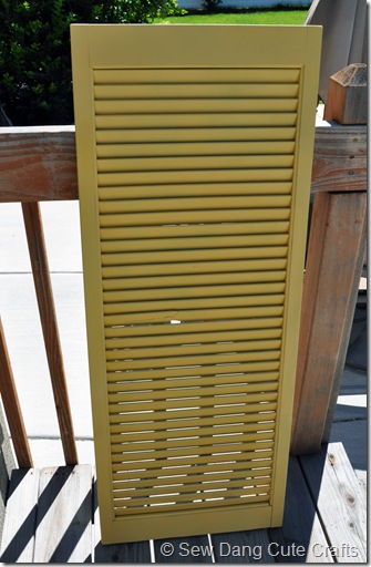 Yellow Shutter