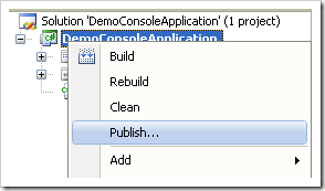Publish and Deploy Code using Visual Studio