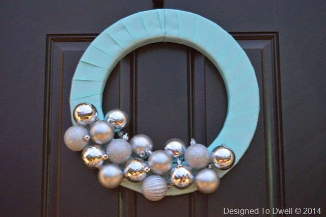 DIY Modern Christmas Wreath