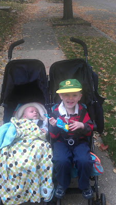 New stroller from uncle Rick and aunt Bertha