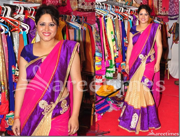 Pink_Cream_Half_Saree