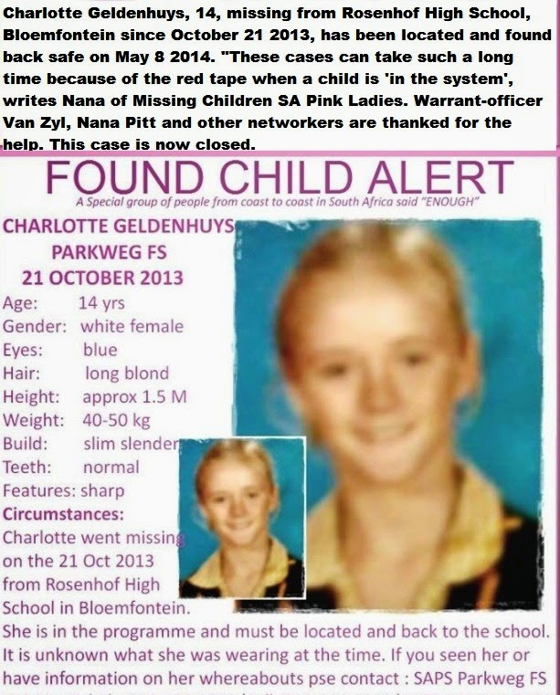 [AfrikaansMissingGirlCharlotteUysOct2013FoundMay2014Bloemfontein%255B3%255D.jpg]
