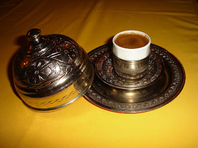 Day 6: Cappadocia; no Turkish dinner is complete without the Turkish coffee, served in style - Mum would have been delighted :)