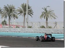 Vettel nelle prove libere di Abu Dhabi 2012