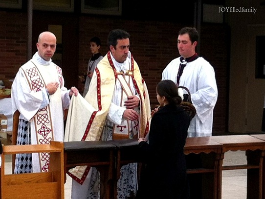 E receiving blessed candle 2.2.13 v2