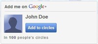 Widgets For Blogger-Google Plus Profile Badge & Plus 1 Button