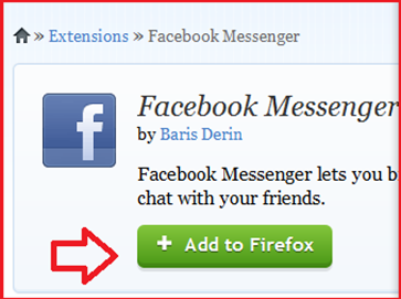 facebook messenger addon firefox facebook messenger