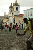 There are many pushy street sellers, normally offering a 'free' wrist band that quickly becomes a necessity to purchase. This guy took the 'no', but still wanted to be in the picture!