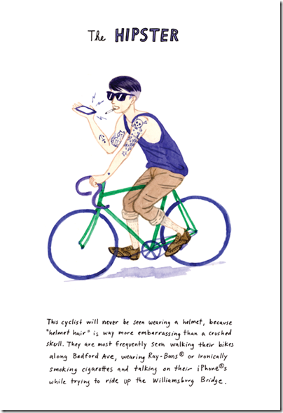 Kurt McRobert - Catalogue of New York City Cyclists - Hipster
