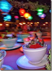 spinning tea cups